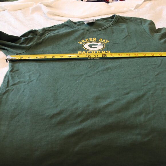 Green Bay Packers Long Sleeve Tee NFL Team Apparel Womens Cotton - Picture 3 of 11
